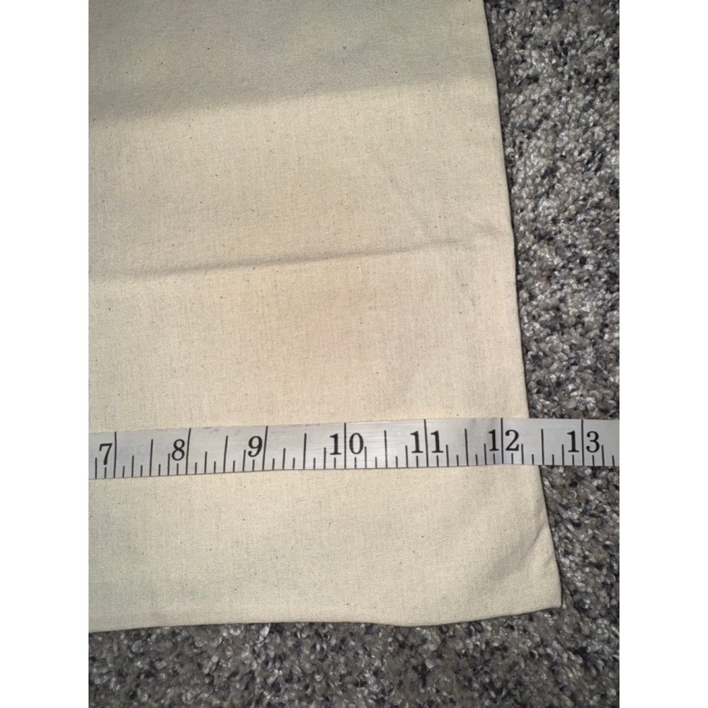 Authentic Tory Burch Beige Drawstring Dust Bag Storage Pouch Large - Picture 3 of 7